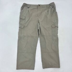 5.11 Tactical Pants Men’s 46 Khaki Beige Cargo Ripstop‎ Workwear Utility Gear